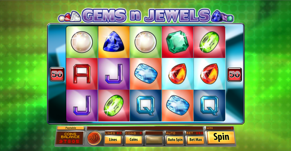 Gems n Jewels Slot Gameplay