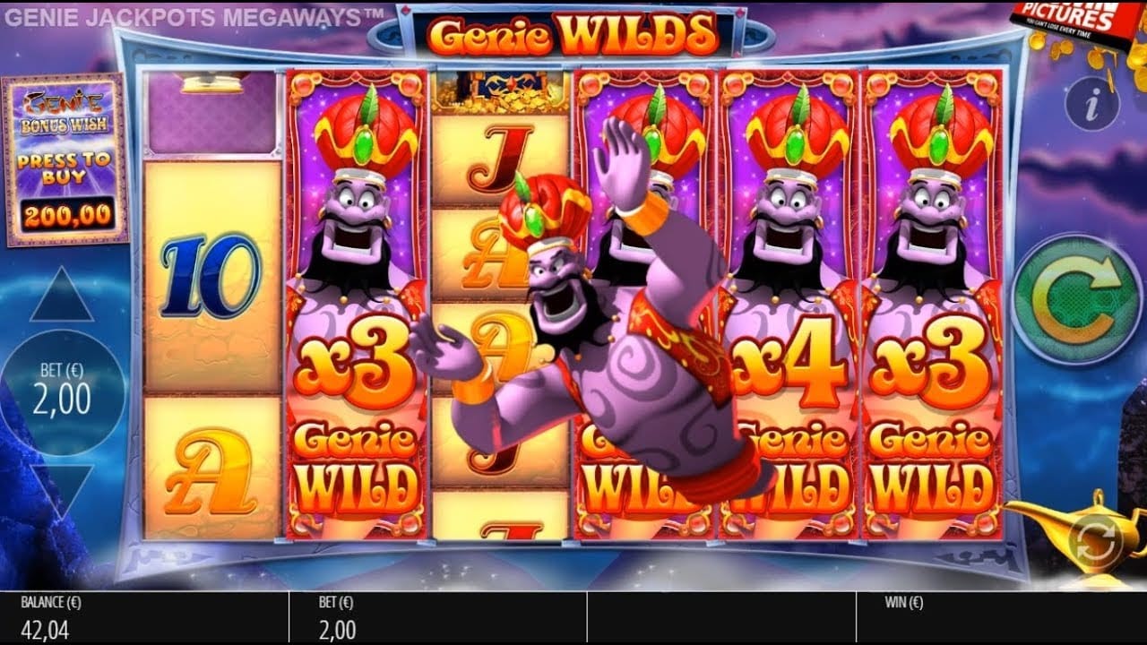 Genie Jackpots Megaways Game