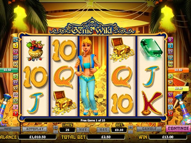 Genie Wild Slot Game