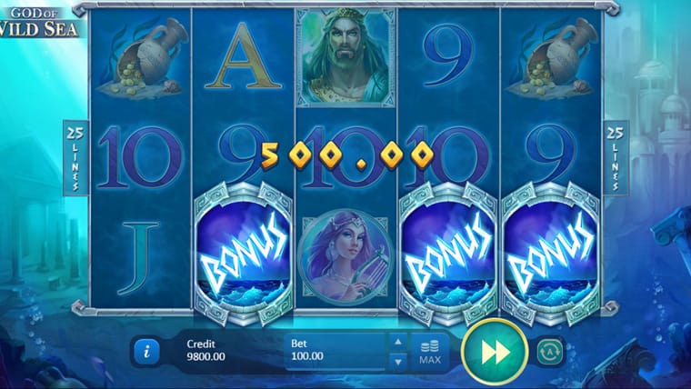 God of Wild Sea Slot Gameplay