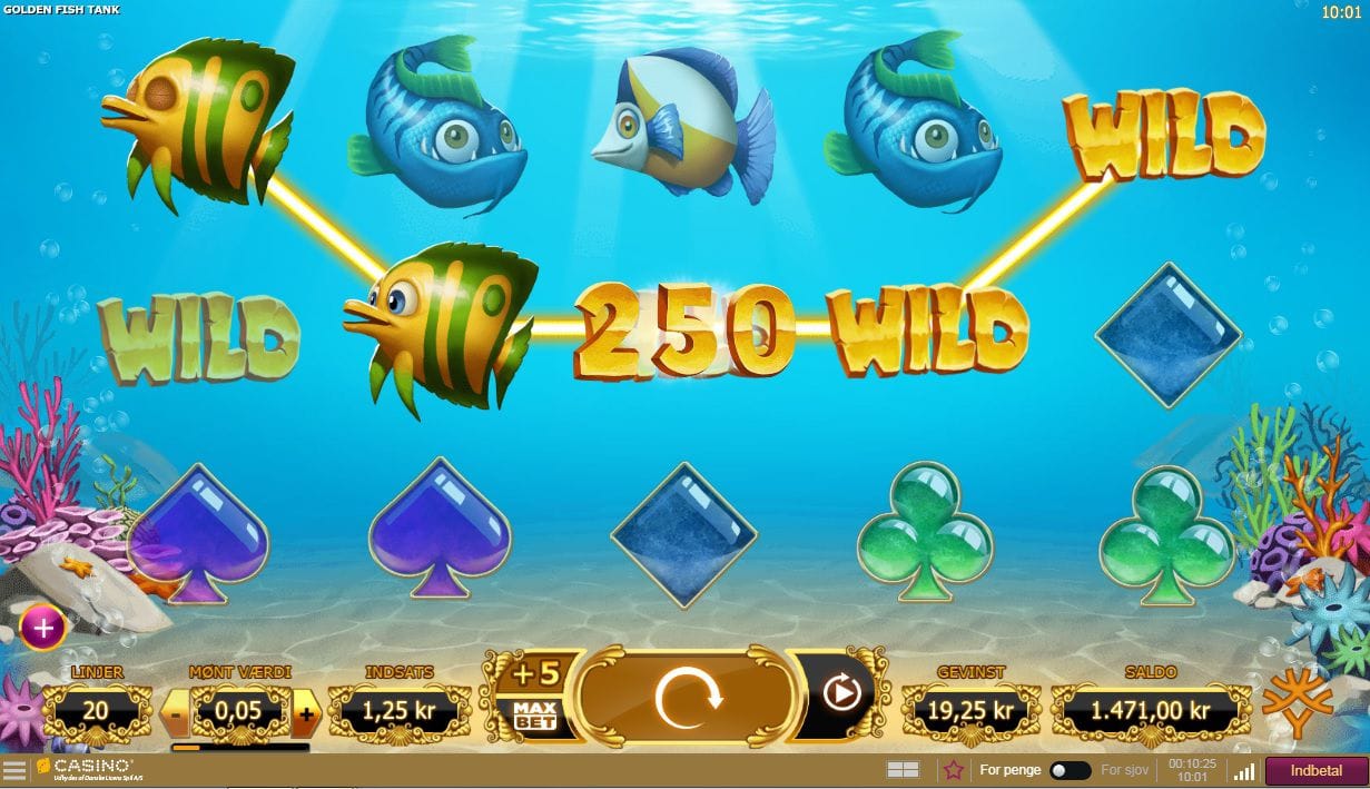 Golden Fishtank Slots Casino Game