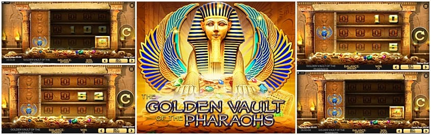 Golden Vault of the Pharaohs Slots Mega Reel