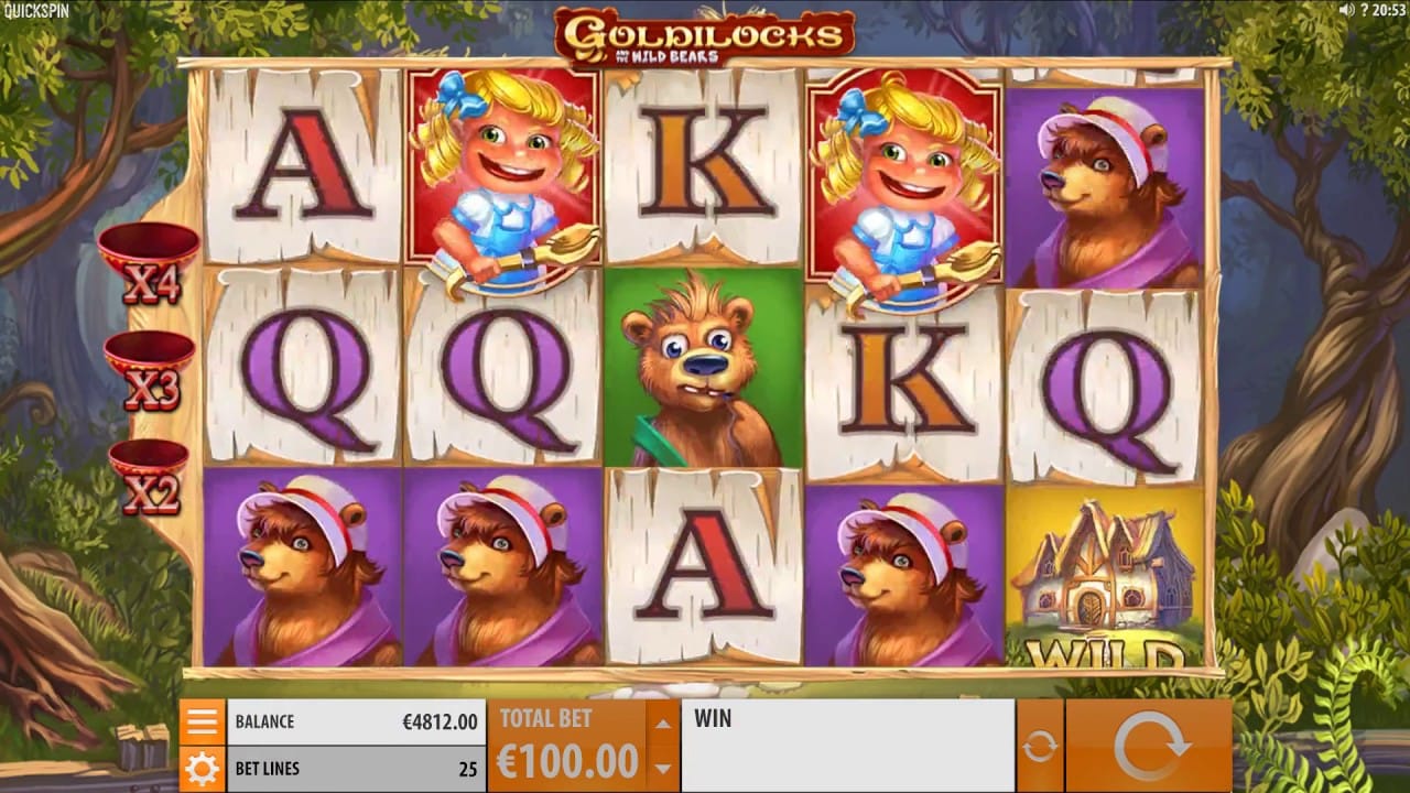 Goldilocks Slot Game Mega Reel Casino