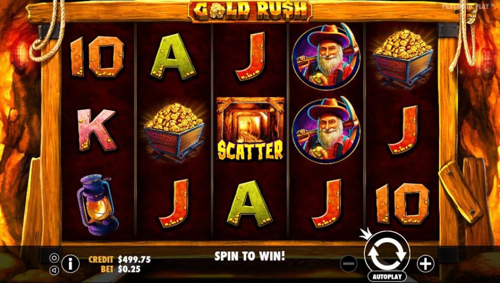 Gold Rush Slot Mega Reel Gameplay