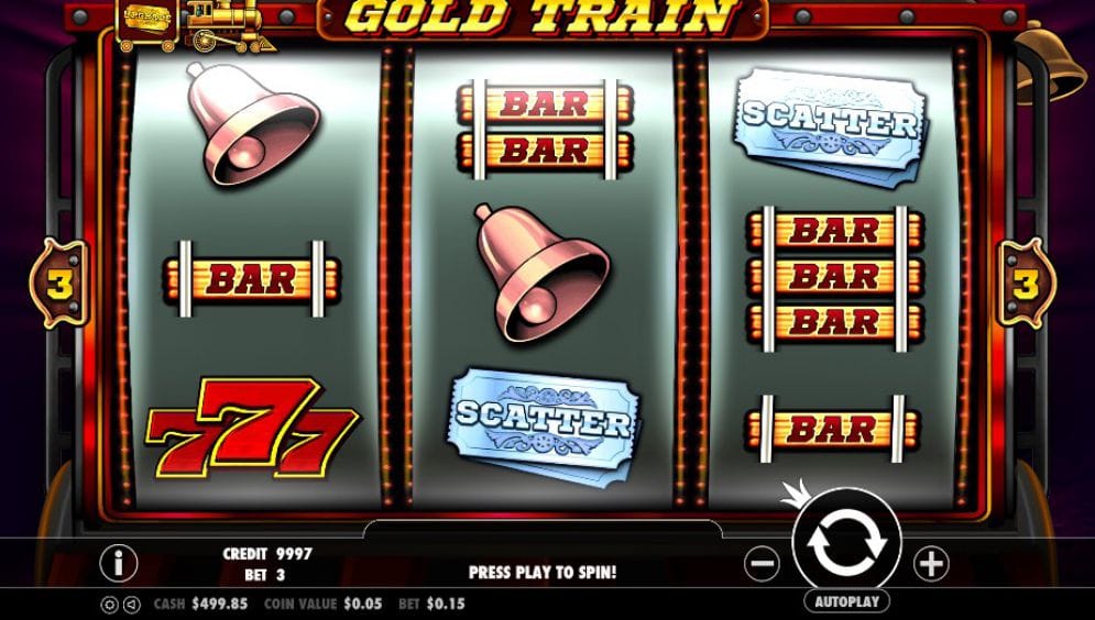 Gold Train Slot Casino Game Play