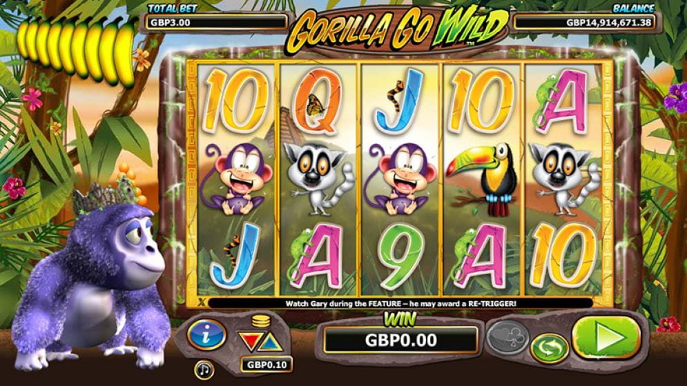 Gorilla Go Wild Casino Game Play