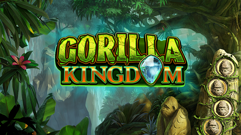 Gorilla Kingdom Slot Logo Mega Reel