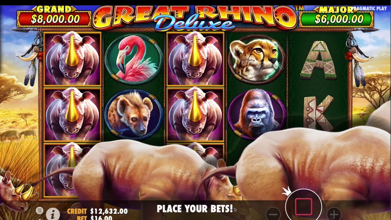 Great Rhino Deluxe Free Slots