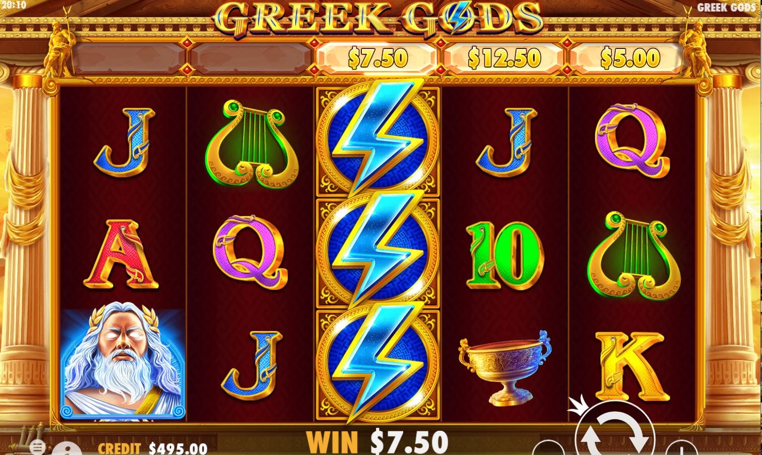 Greek Gods Slots Game