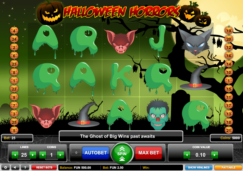 Halloween Horros Casino Game Play