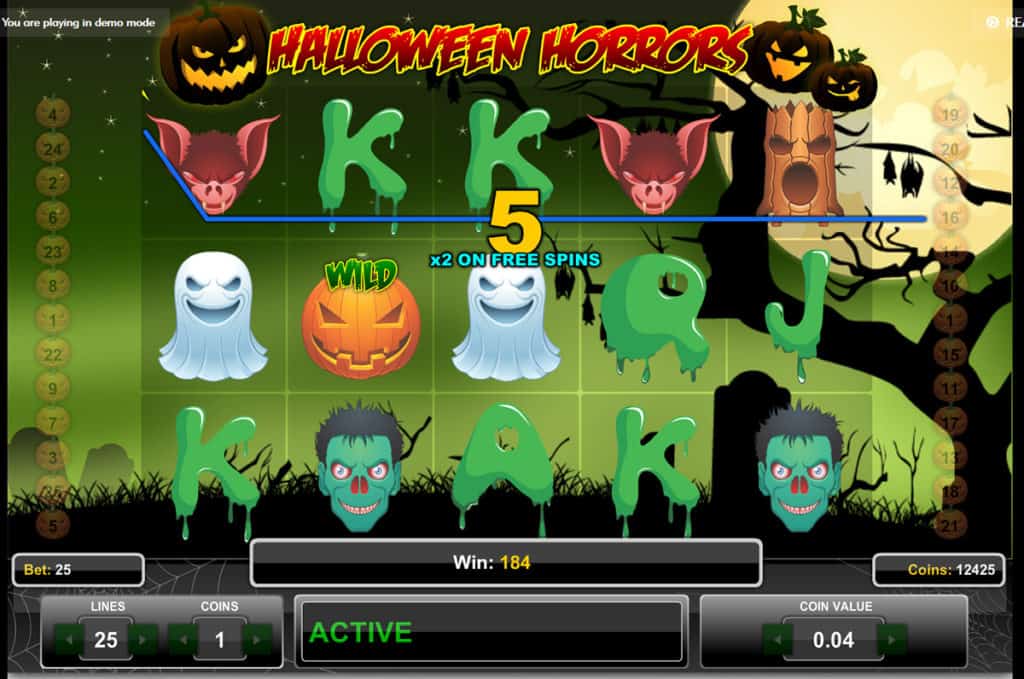 Halloween Horros Slot Game Play