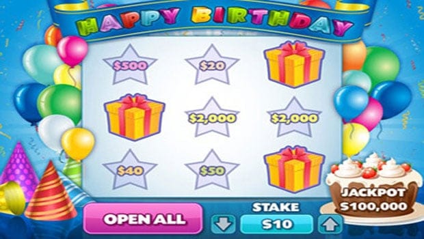 Happy Birthday Jackpot Casino Game