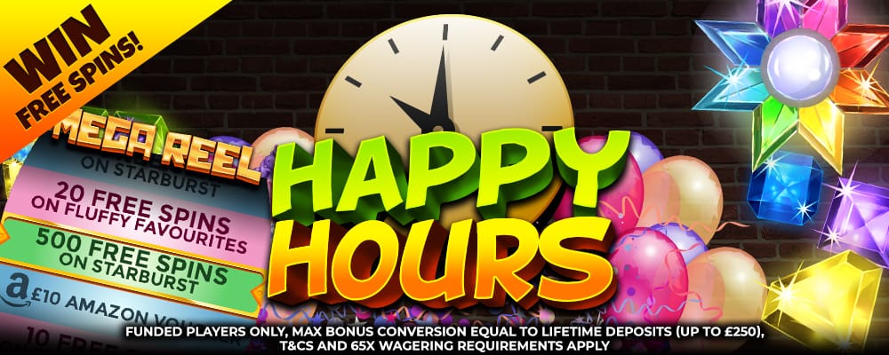 Mega Reel Happy Hour Promotion