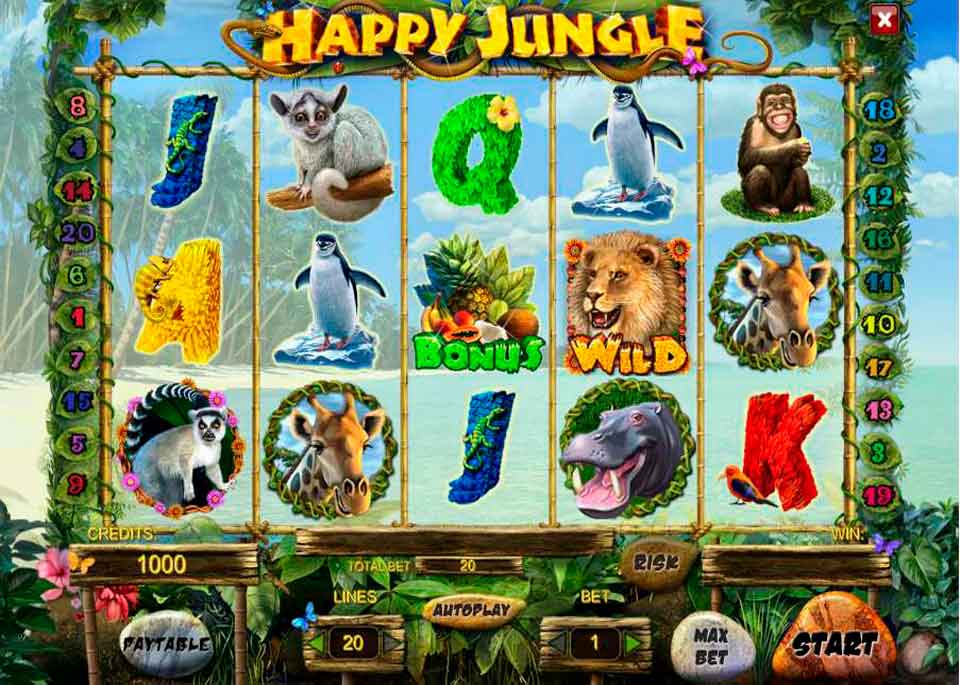 Happy Jungle Deluxe Online Slot
