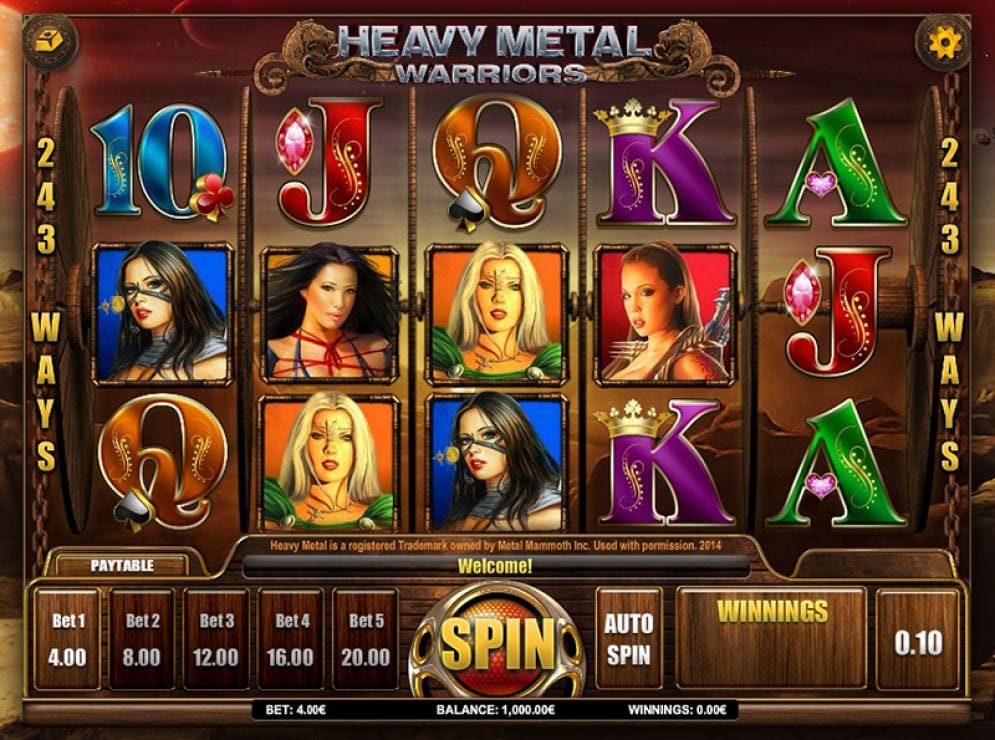 Heavy Metal Warriors UK Slot Game Play