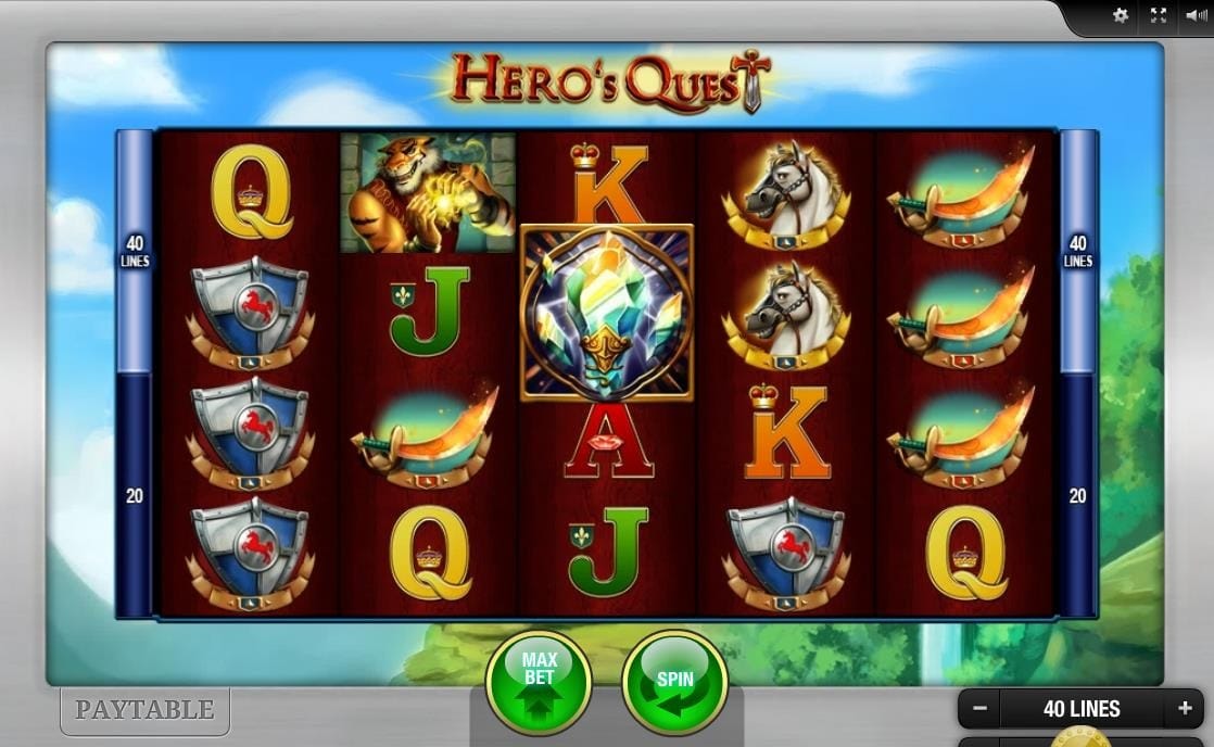 Hero's Quest UK Slot Game