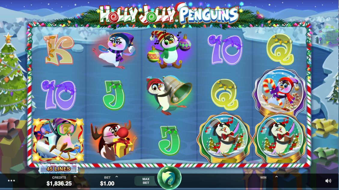 Holly Jolly Penguins Uk Slots Game