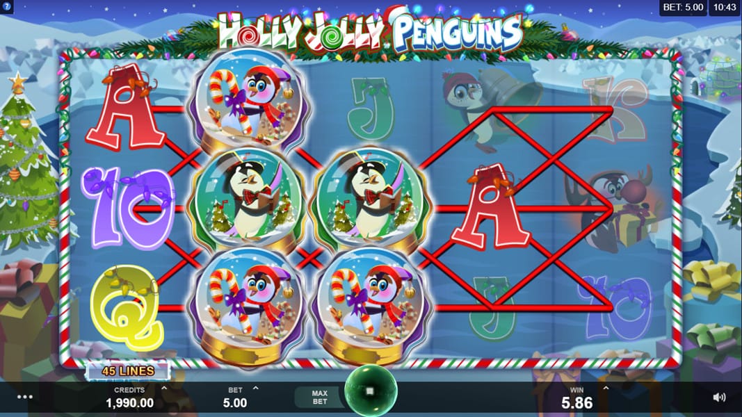 Holly Jolly Penguins Uk Casino Game