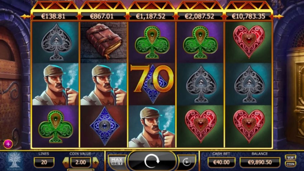 Holmes and the Stolen Stones Slot Casino Game