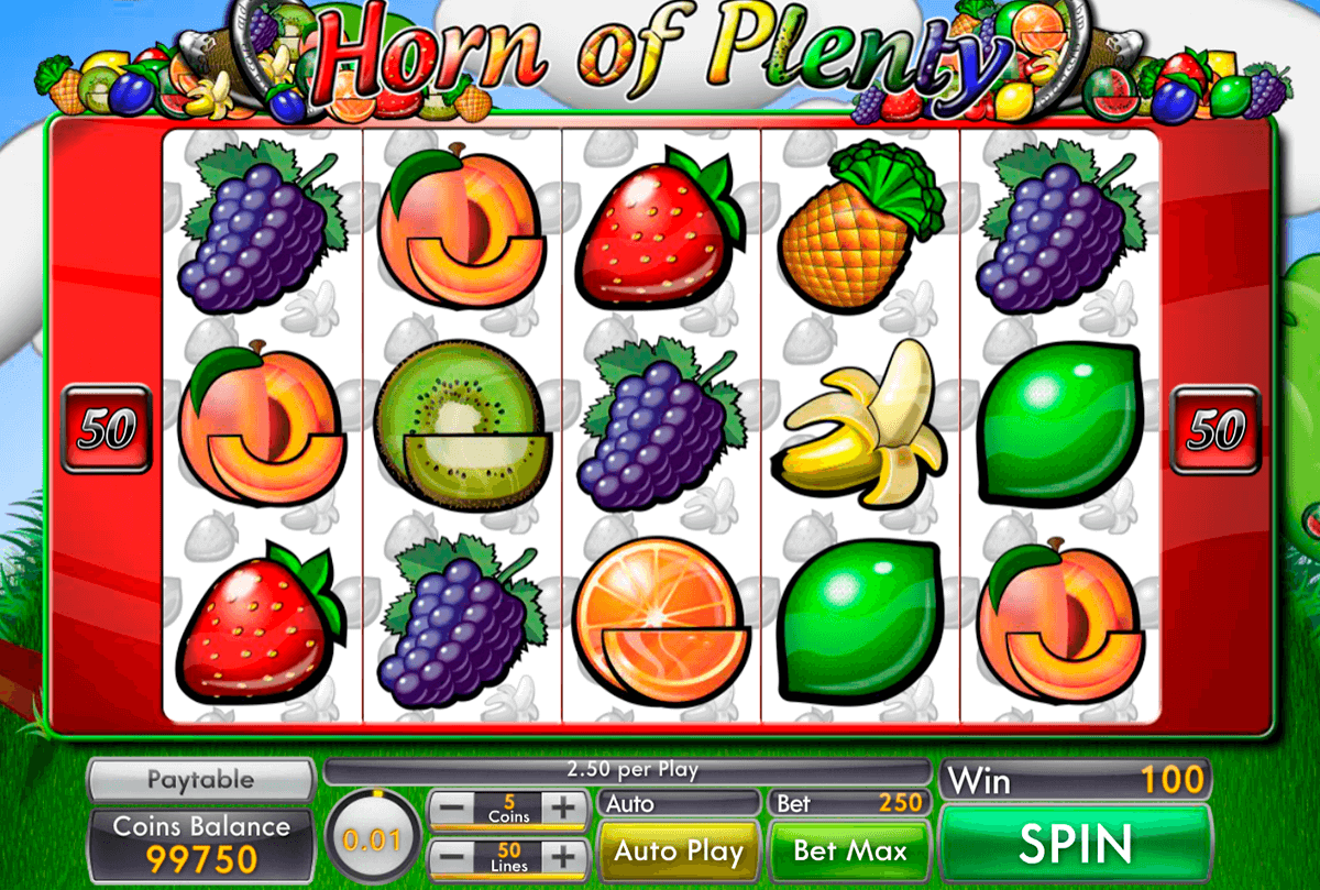 Horn of Plenty Slots Reels