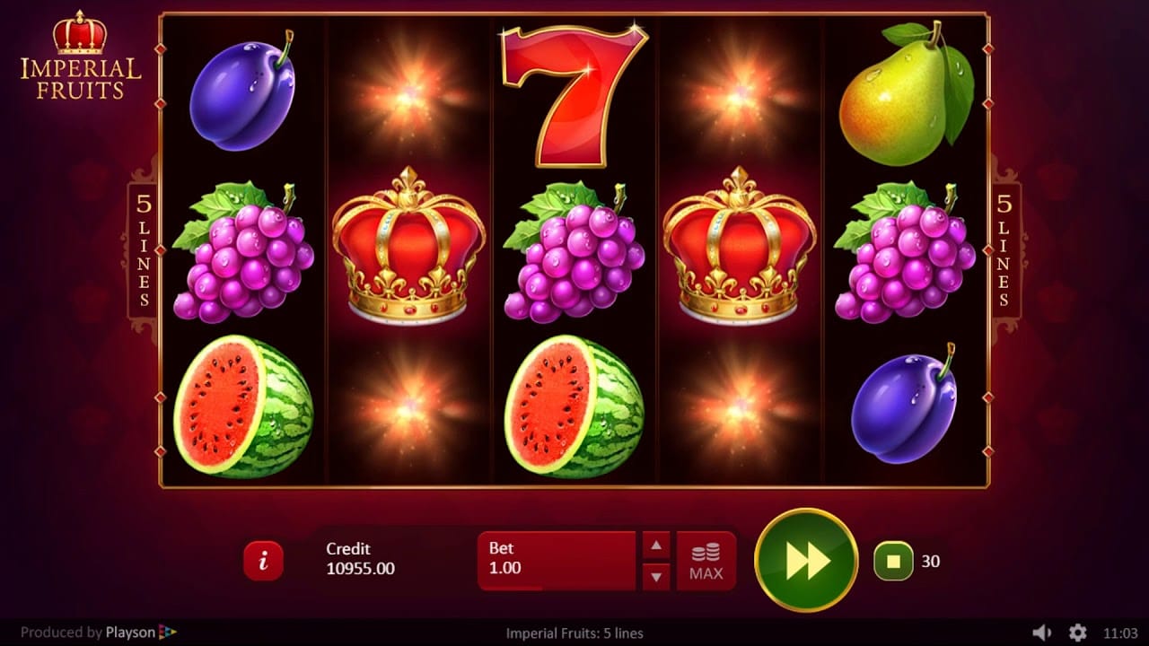 Imperial Fruits: 5 lines slots