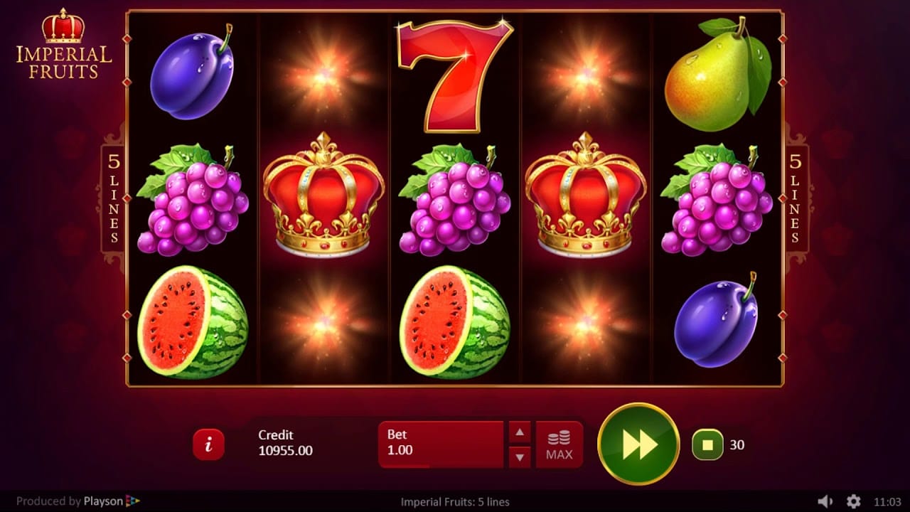 Imperial Fruits: 5 lines slots