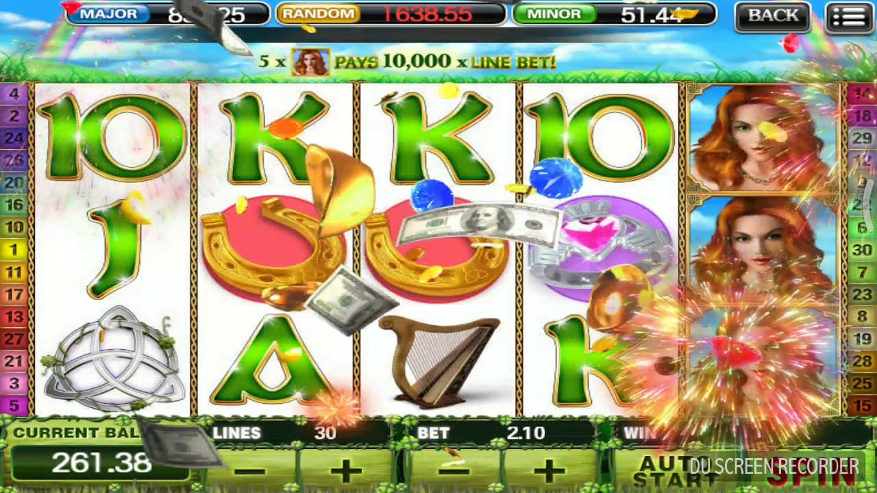 Irish Luck Jackpot Game Play