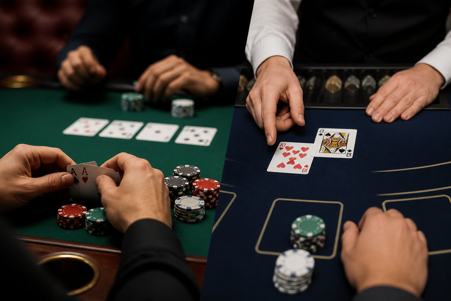 Poker vs Blackjack - Which Game Is More Profitable for Players?