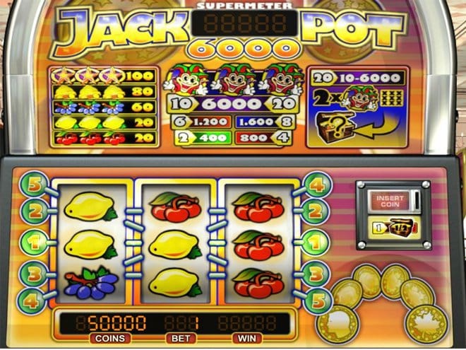 Jackpot 6000 Online Casino Game