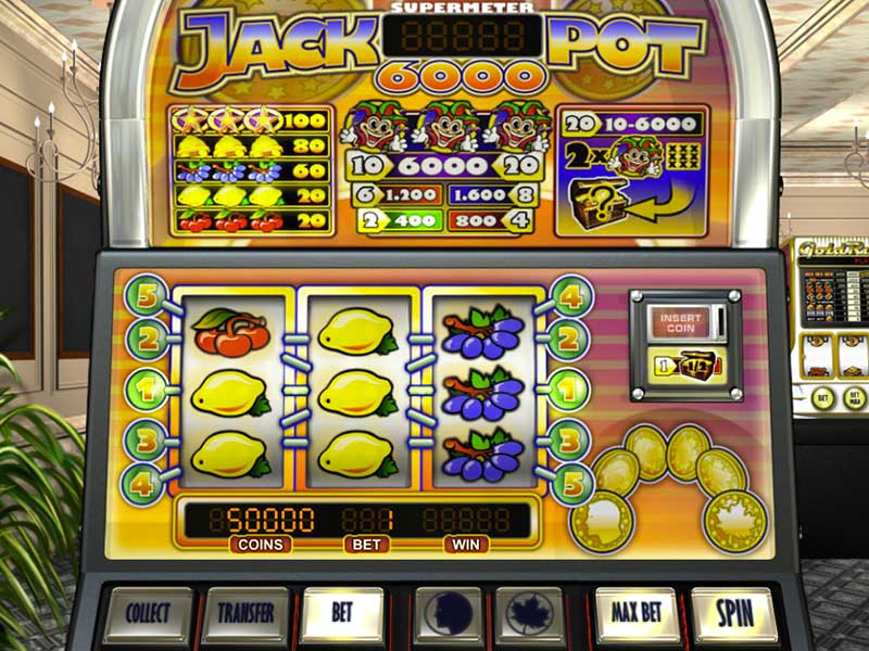 Jackpot 6000 UK Slot Game Play