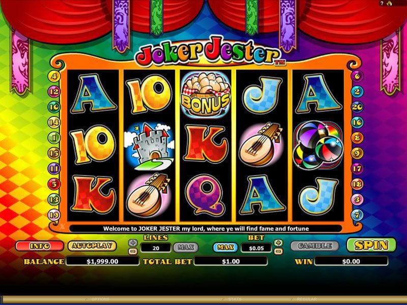 Joker Jester Slot Uk Casino