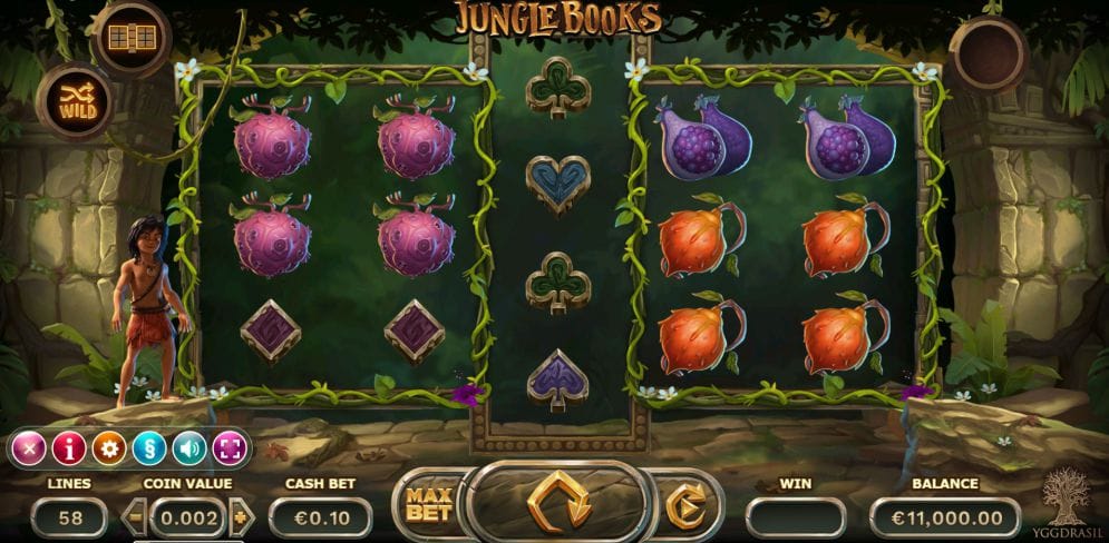 Jungle Books Casino Game UK