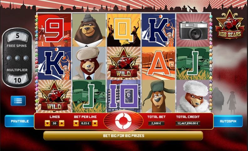 KGB Bears Slots UK Mega Reel