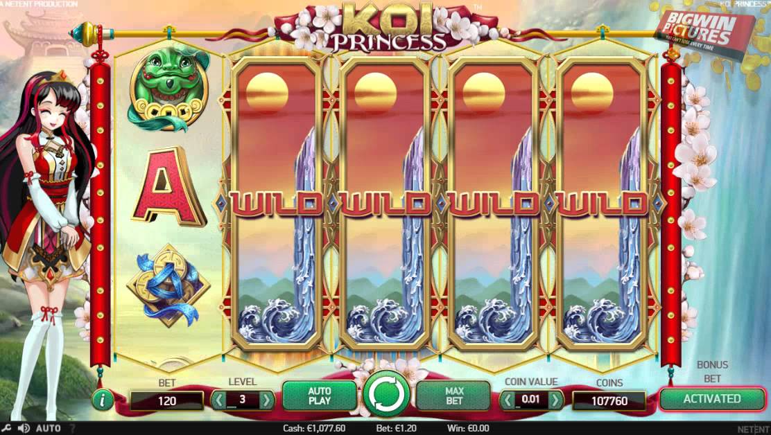 Koi Princess Casino Game Play