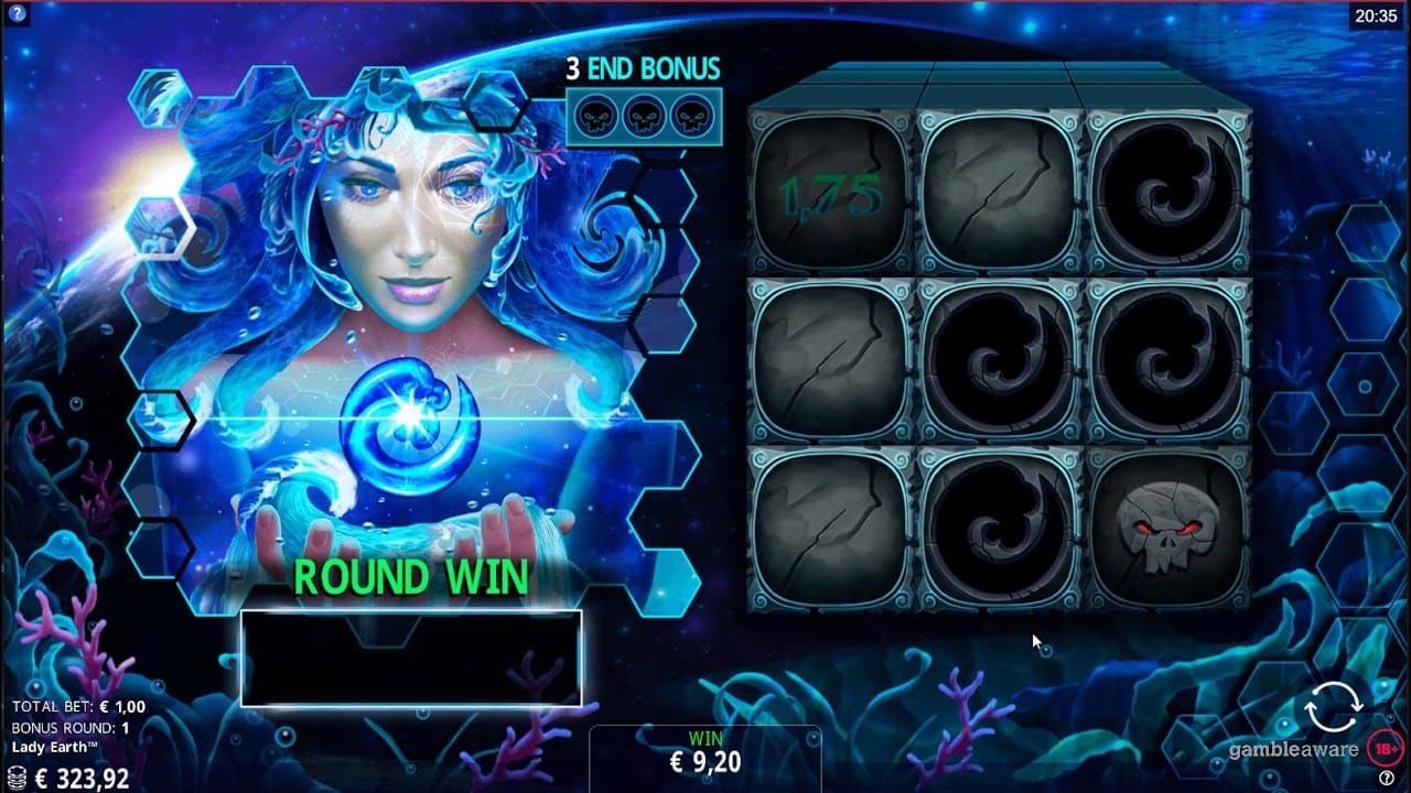 Lady Earth Slot Bonus Games