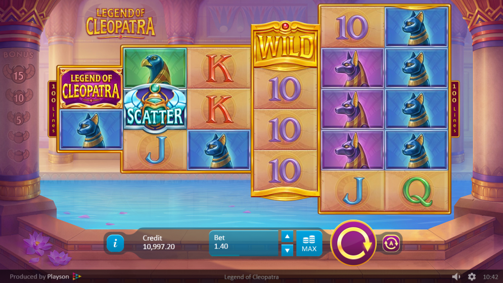 Legends of Cleopatra Slots Game