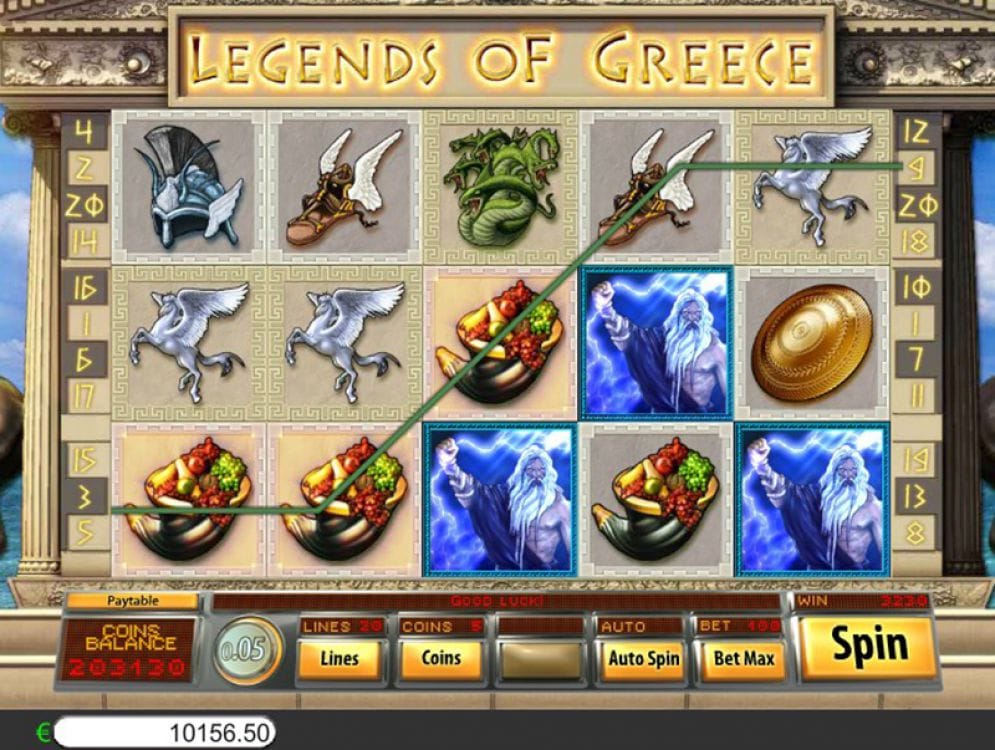 Legends of Greece Slots Game