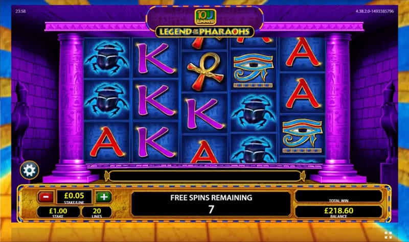 Legend of the Pharaohs Casino Game