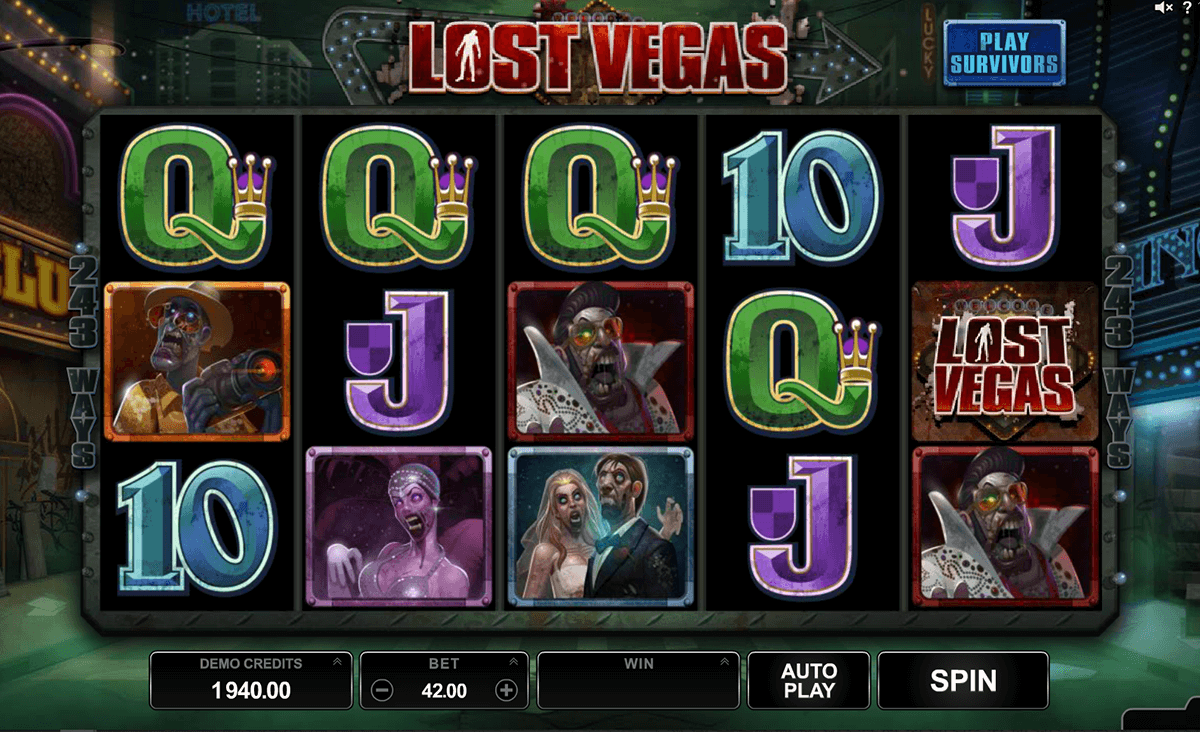 Lost Vegas Game Play