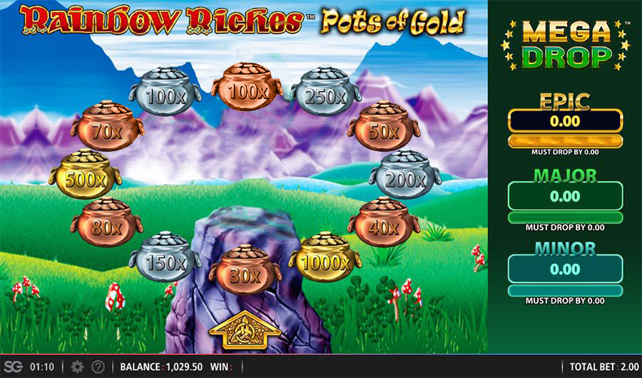 Rainbow Riches Pots of Gold Slots UK