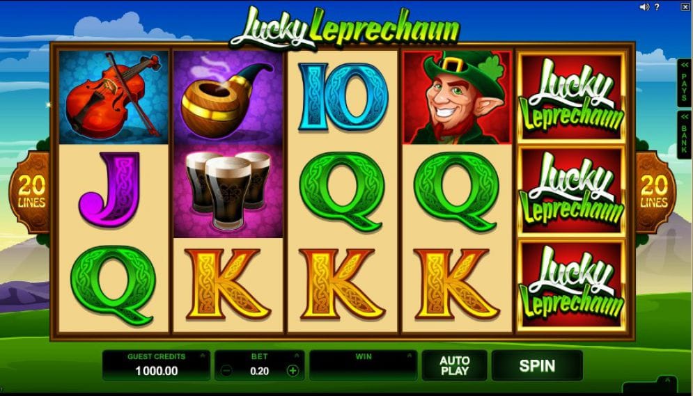 Lucky Leprechaun  Video Slot Features