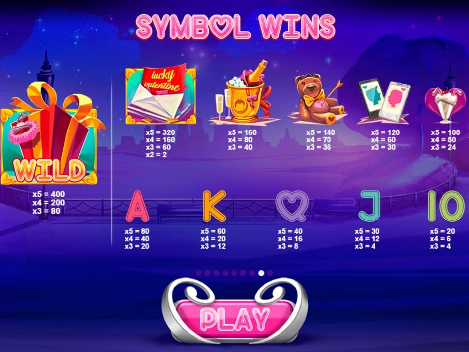 Lucky Valentine Slot Symbols