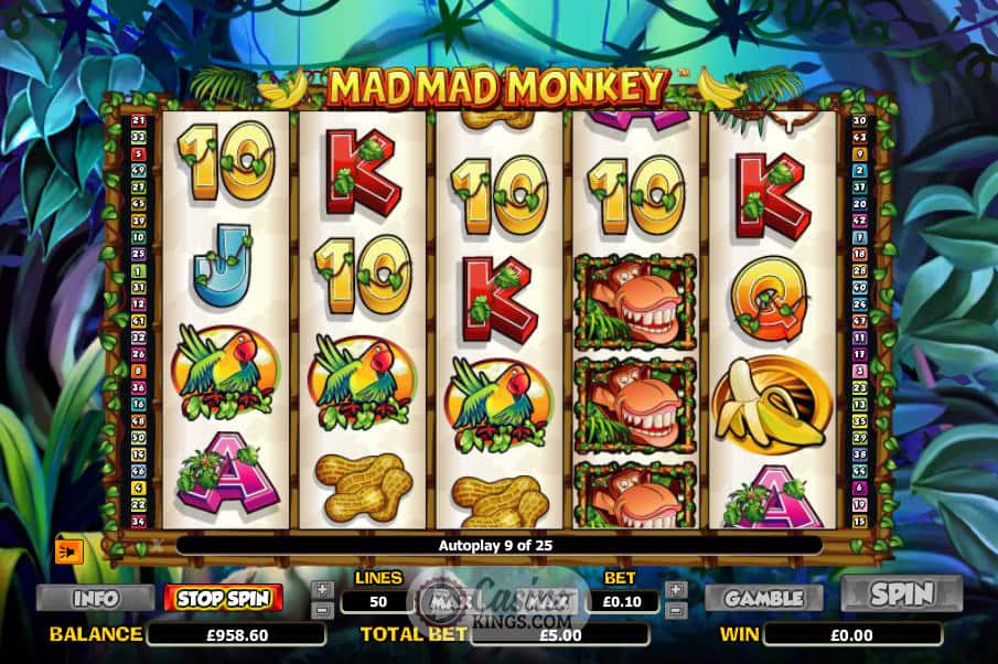 Mad Mad Monkey Slots UK