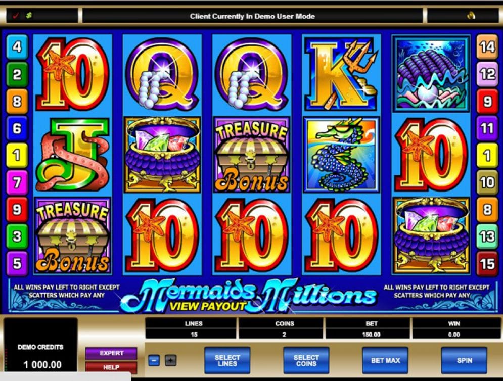 Mermaids Millions Slots UK