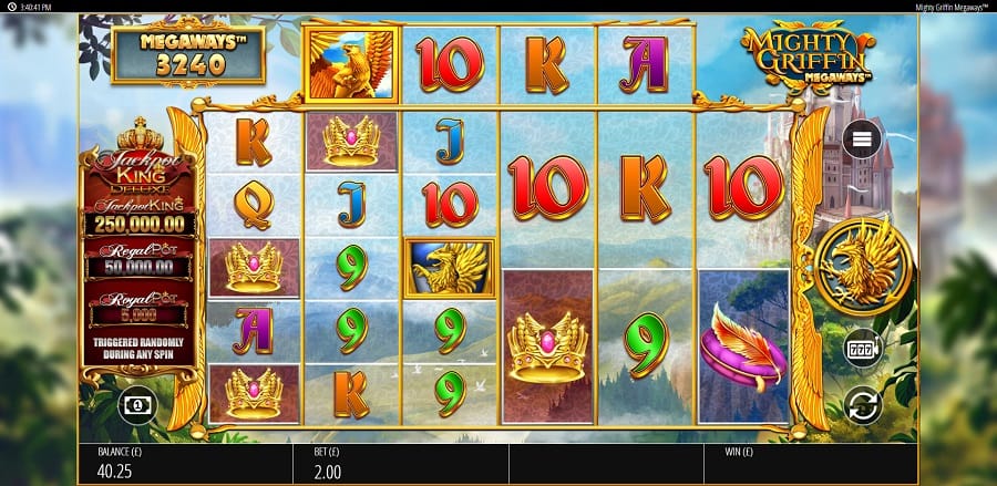 Mighty Griffin Megaways Slots Game Play