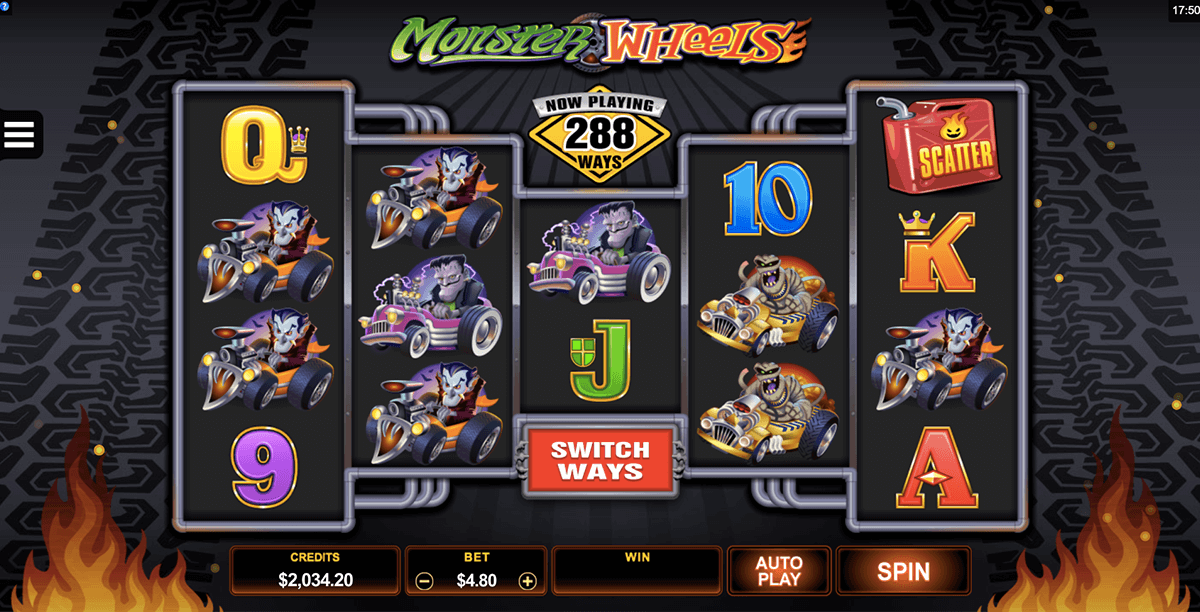 Monster Wheels Casino Games