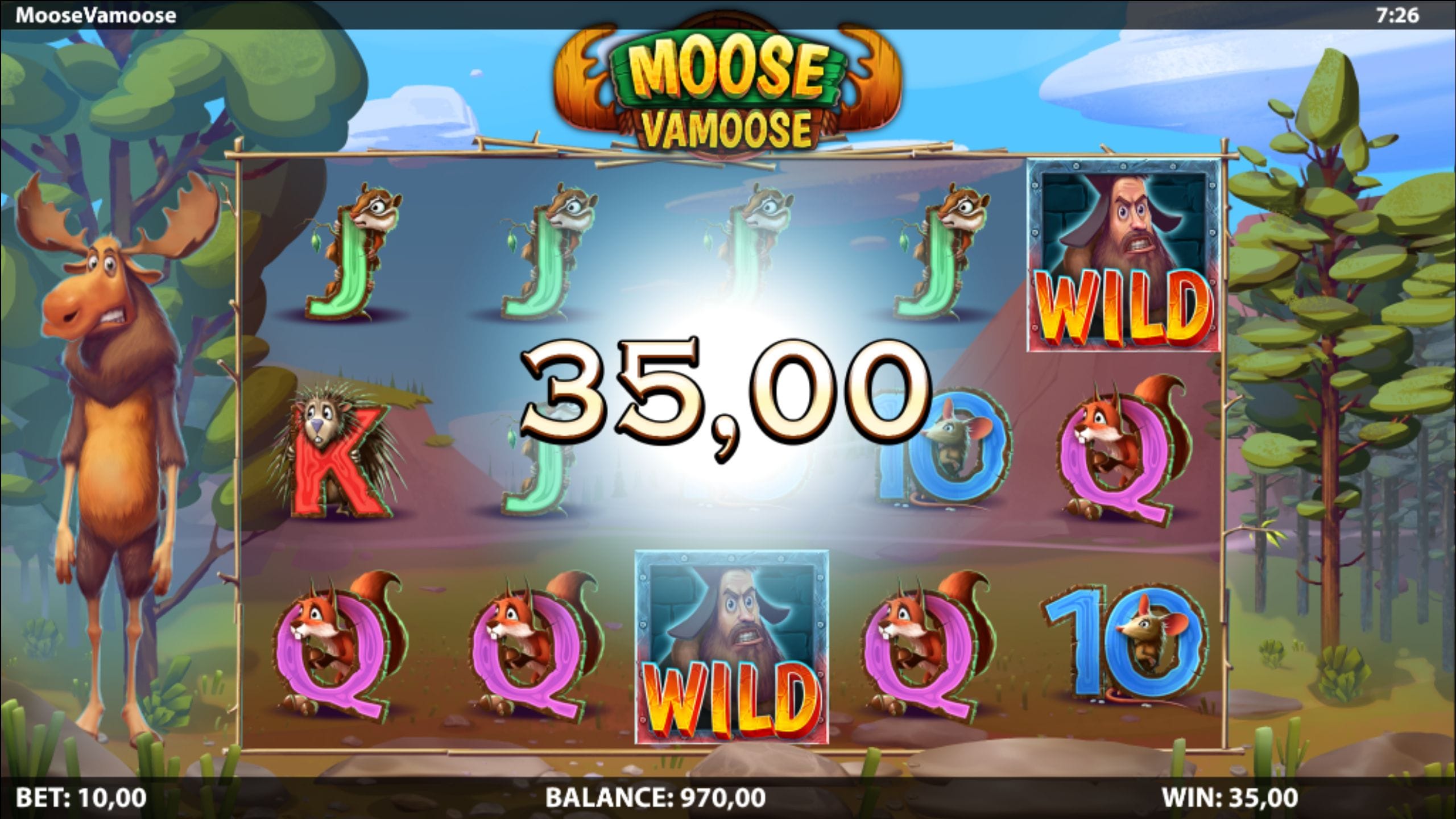 Moose Vamoose Slot Win