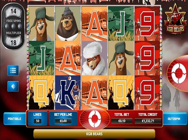 KGB Bears Slots UK Casino