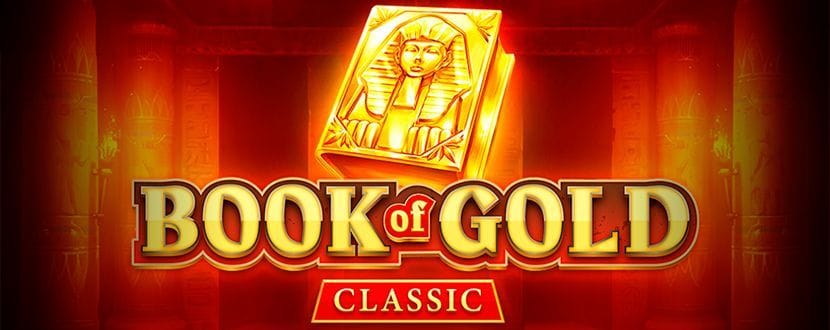 book of gold classic video slot logo