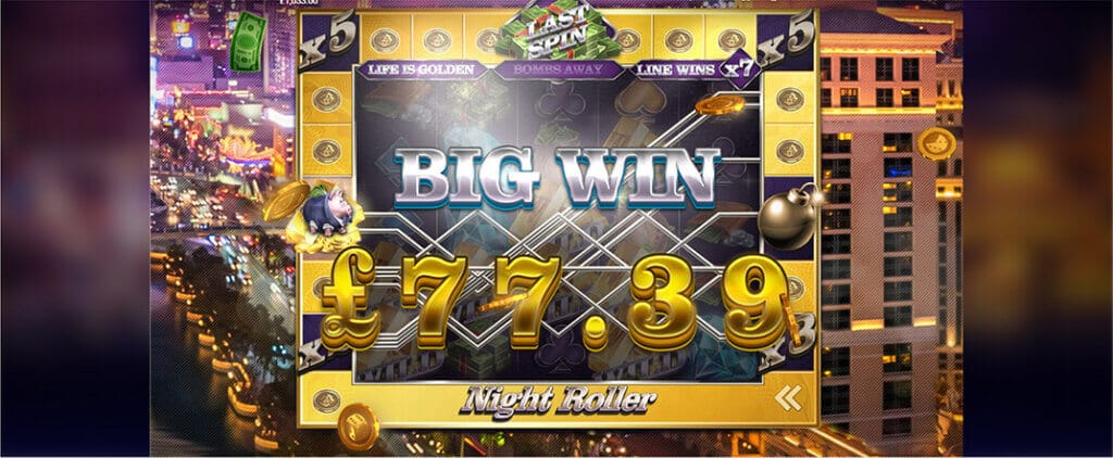 Night Roller Slot Big Win